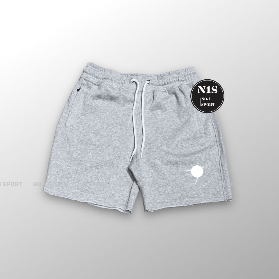 Crest Short Gym, Quần Short Tập Gym Logo Thêu