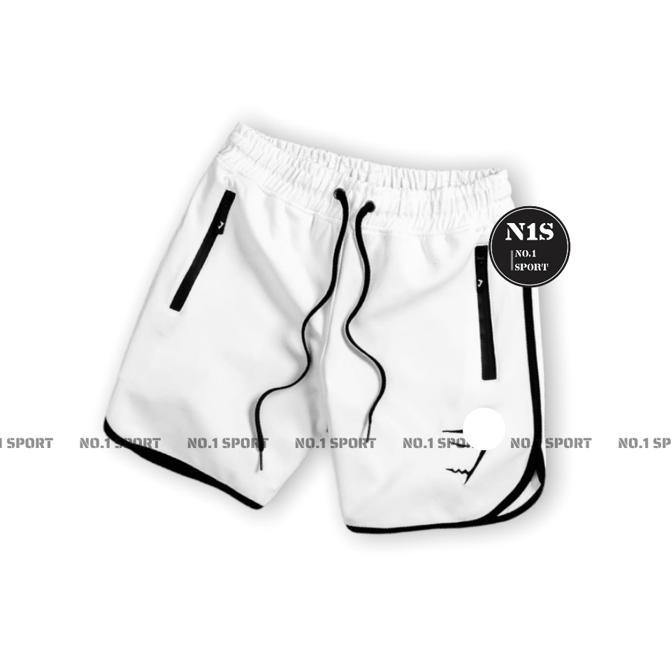 Quần Squat Tập Gym Trên Gối Logo Thêu