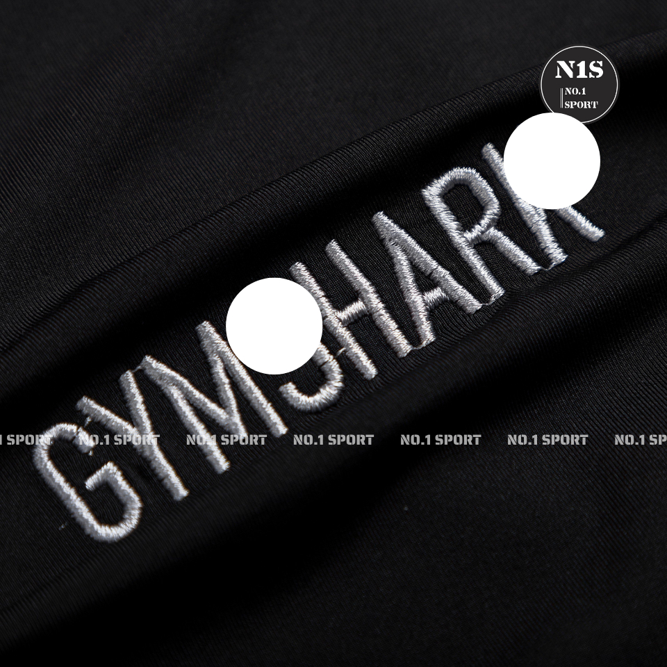 Ba Lỗ Thể Thao Tập Gym, Logo Chữ Thêu Siêu Bền