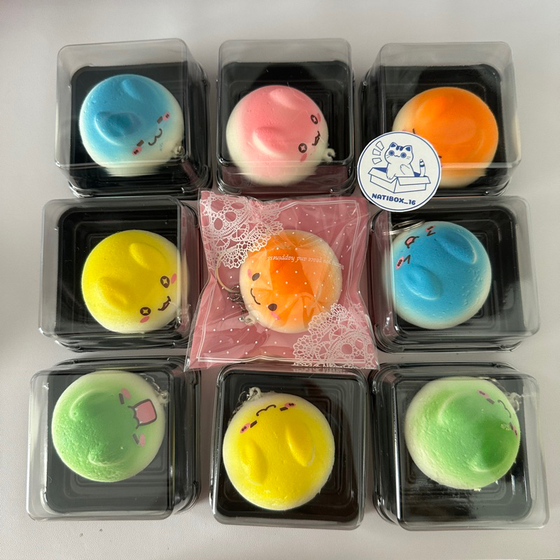 Squishy mini mochi thỏ mềm và chậm tăng
