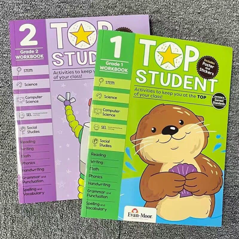Sách- TOP STUDENT - pre K - Grade 1