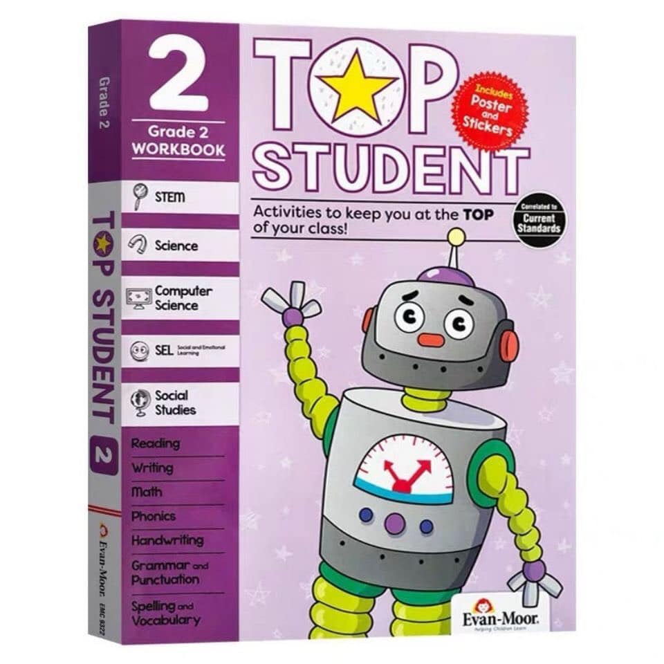 Sách- TOP STUDENT - pre K - Grade 1