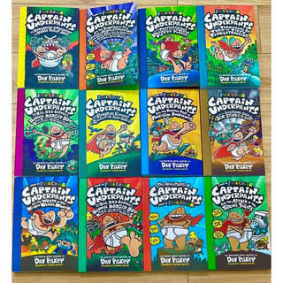 Sách - The Adventures of captain underpants now in full color - bộ 12 cuốn màu