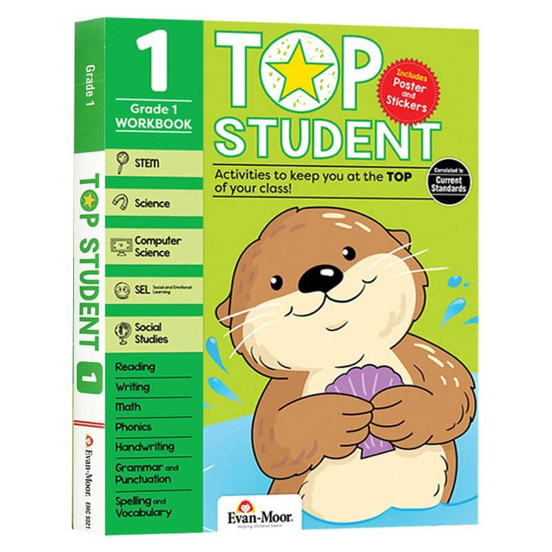 Sách- TOP STUDENT - pre K - Grade 1
