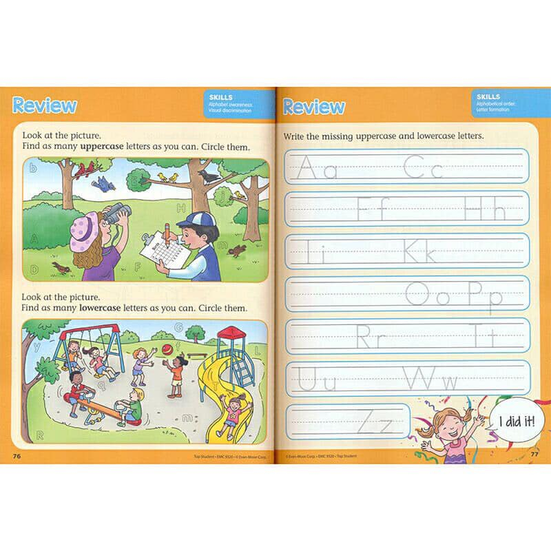 Sách- TOP STUDENT - pre K - Grade 1