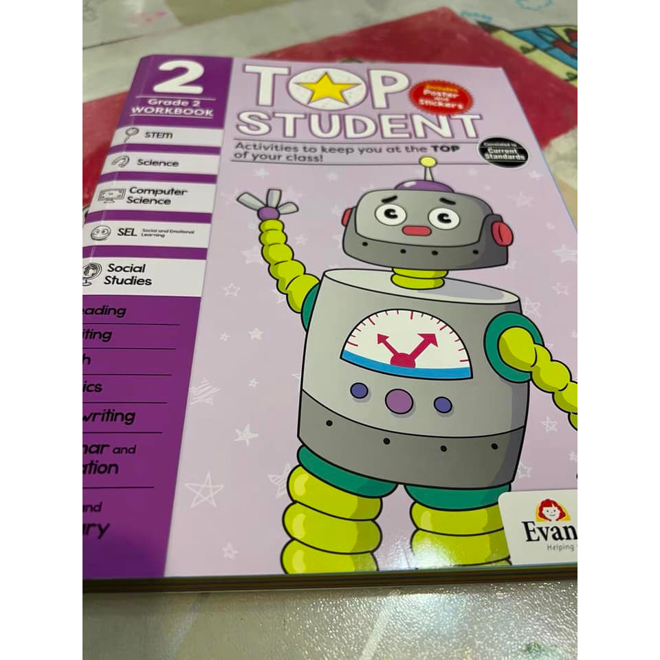 Sách- TOP STUDENT - pre K - Grade 1