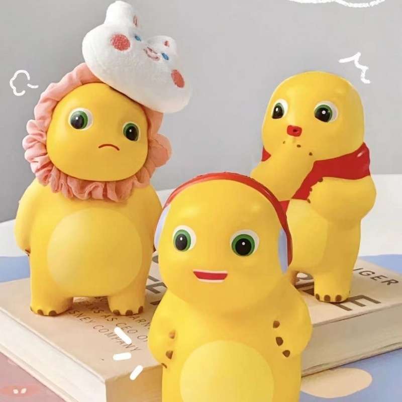 Rồng Sữa Bóp Nhấn Giúp Giảm Căng Thẳng Hình Con Rồng Sữa Dễ Thương.