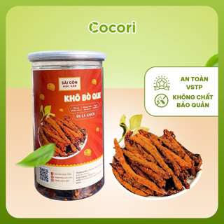 Khô bò que 300g loại đặc biệt ngon đồ ăn vặt cocori