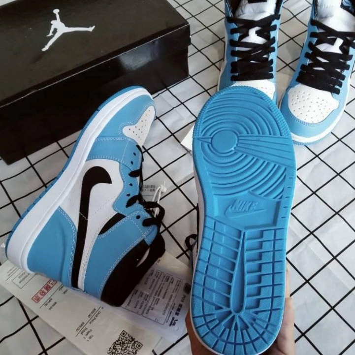 Nt Giày jordan AF1 Cao Cổ cao cấp full bill box, giày thể thao nam nữ JD cổ cao giá rẻ màu phối đồ chất