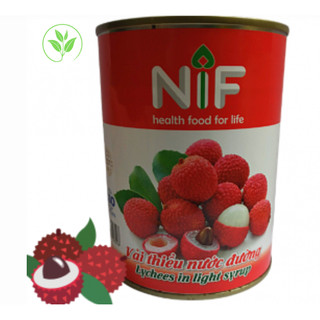 Vải thiều ngâm nước đường NIF hộp 560gr