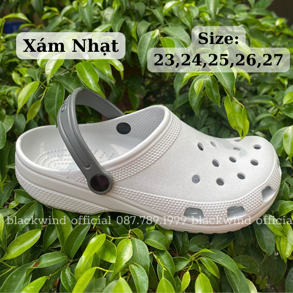 Sục Nguyên Trẻ Em C.rocs Chính Hãng Lỗi Nhẹ, Nguyên Không Cắt, Phối Quai Màu Ngẫu Nhiên.