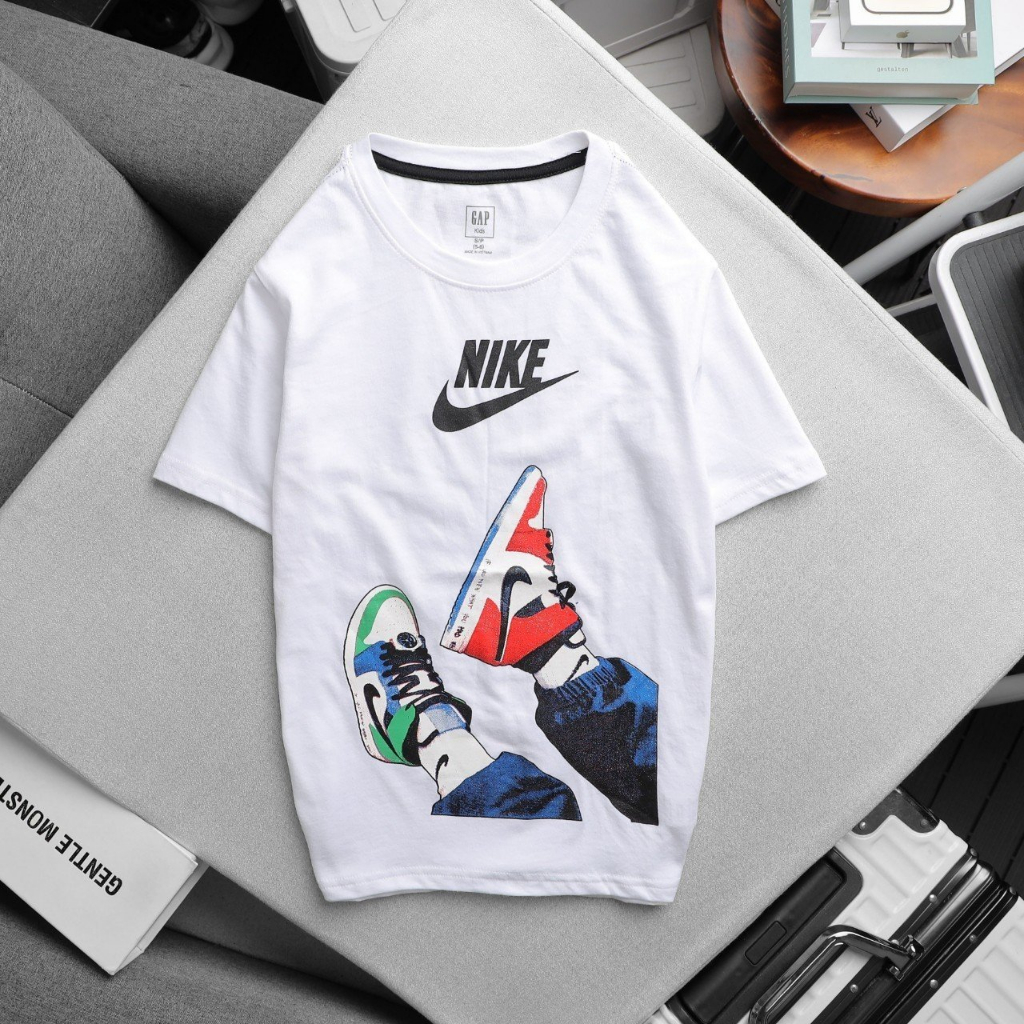 Áo bé trai tay ngắn Gap in hoạ tiết Nike