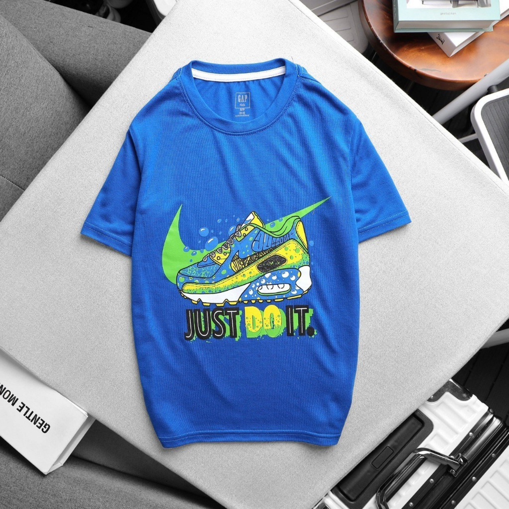 Áo bé trai tay ngắn Gap in hoạ tiết Nike