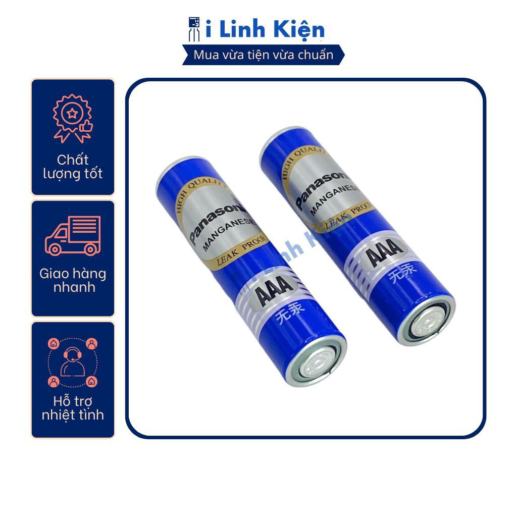 Pin AAA Panasonic 1.5V (vỉ 2 viên)