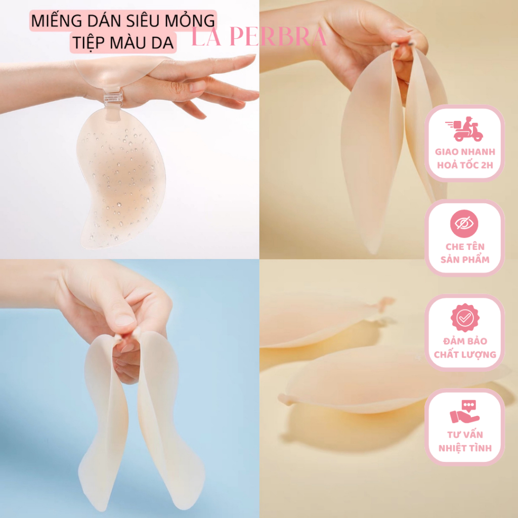 D30 | Miếng Dán Silicone Siêu Mỏng Dán Xoài Tàn Hình Chống Chảy Sệ Sử Dụng Nhiều Lần La Perbra