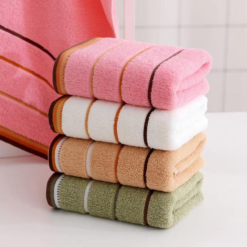 Khăn Mặt Dày Siêu Thấm Chất Liệu 100% Cotton Cao Cấp Mềm Mại Thoải Mái 35cmx75cm