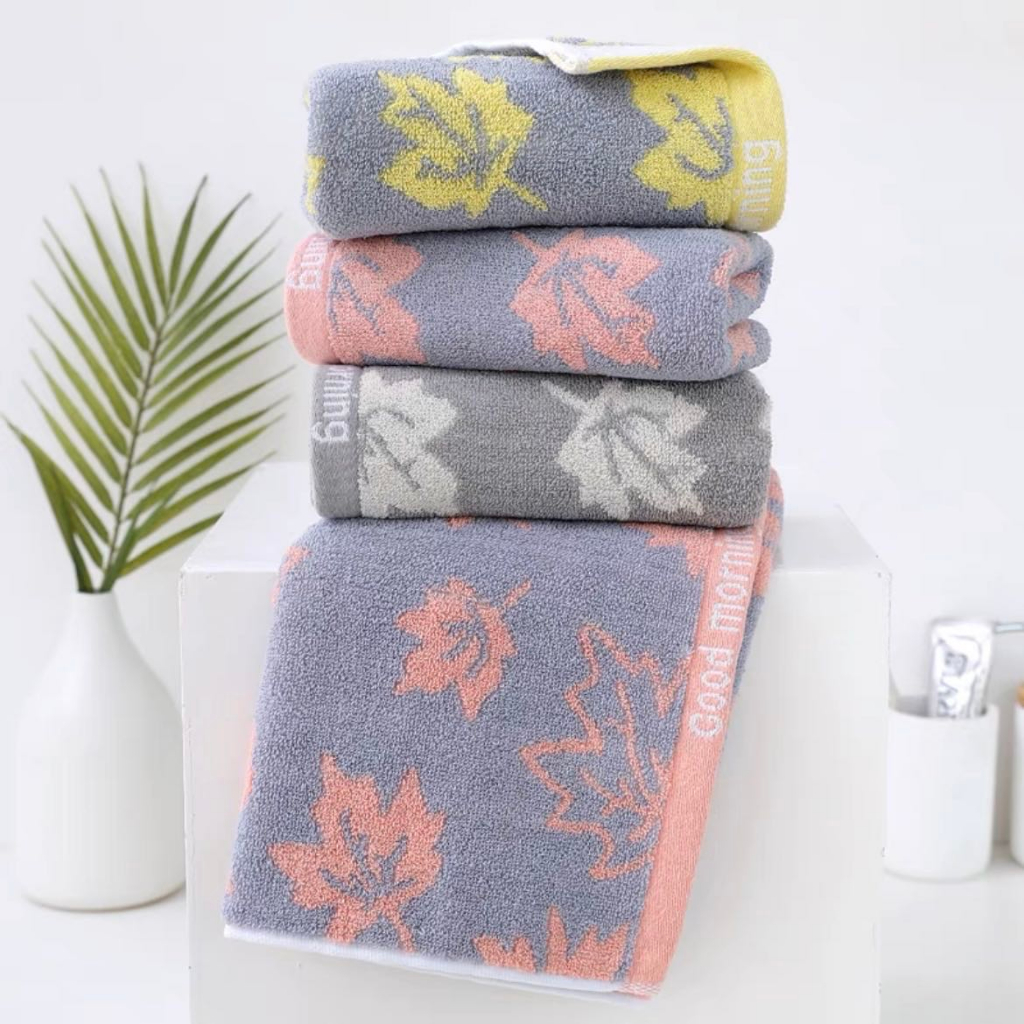 Khăn Mặt Dày Siêu Thấm Chất Liệu 100% Cotton Cao Cấp Mềm Mại Thoải Mái 35cmx75cm