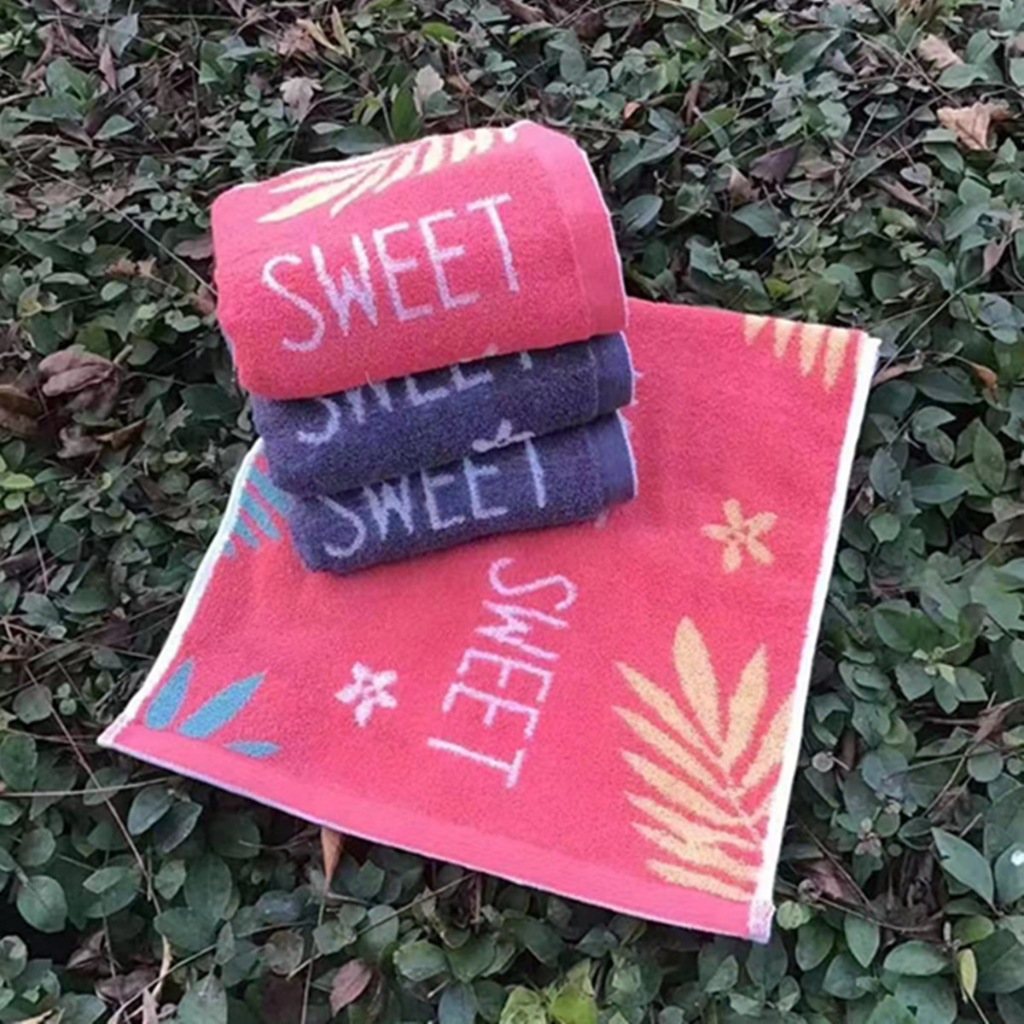 Khăn Mặt Dày Siêu Thấm Chất Liệu 100% Cotton Cao Cấp Mềm Mại Thoải Mái 35cmx75cm