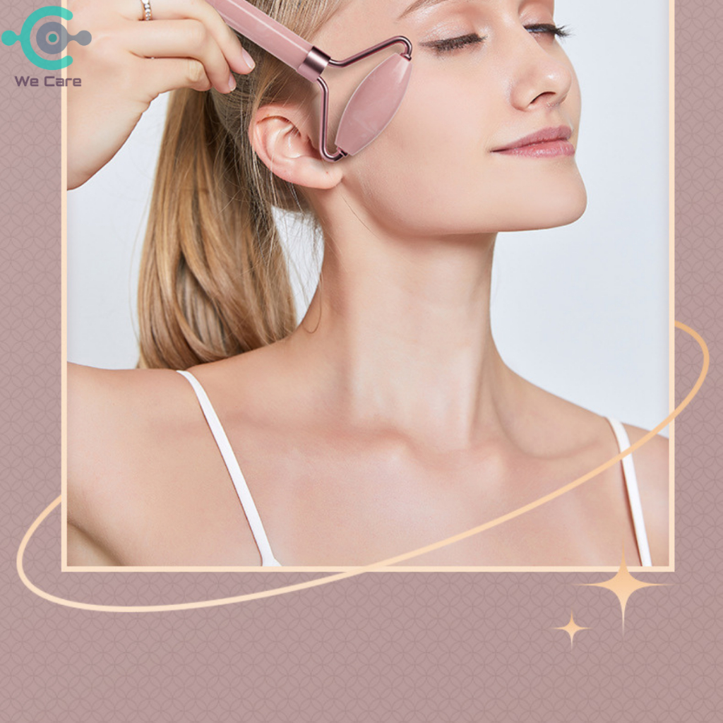 Bộ Sản Phẩm Chăm Sóc Mặt Cao Cấp, Thanh Lăn Massage Da Mặt Giúp Thư Giãn Nâng Cơ, Thon Gọn Cơ Mặt Trê Hóa Làn Da