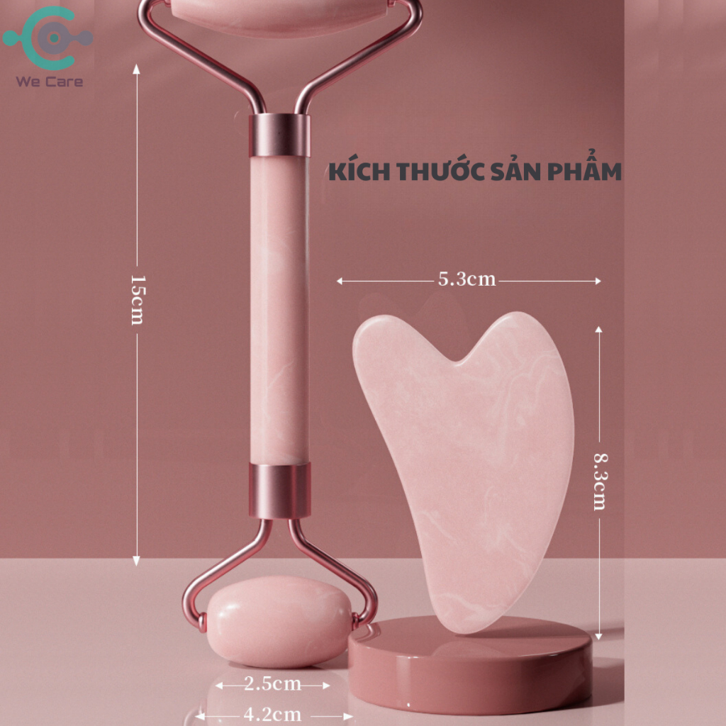 Bộ Sản Phẩm Chăm Sóc Mặt Cao Cấp, Thanh Lăn Massage Da Mặt Giúp Thư Giãn Nâng Cơ, Thon Gọn Cơ Mặt Trê Hóa Làn Da