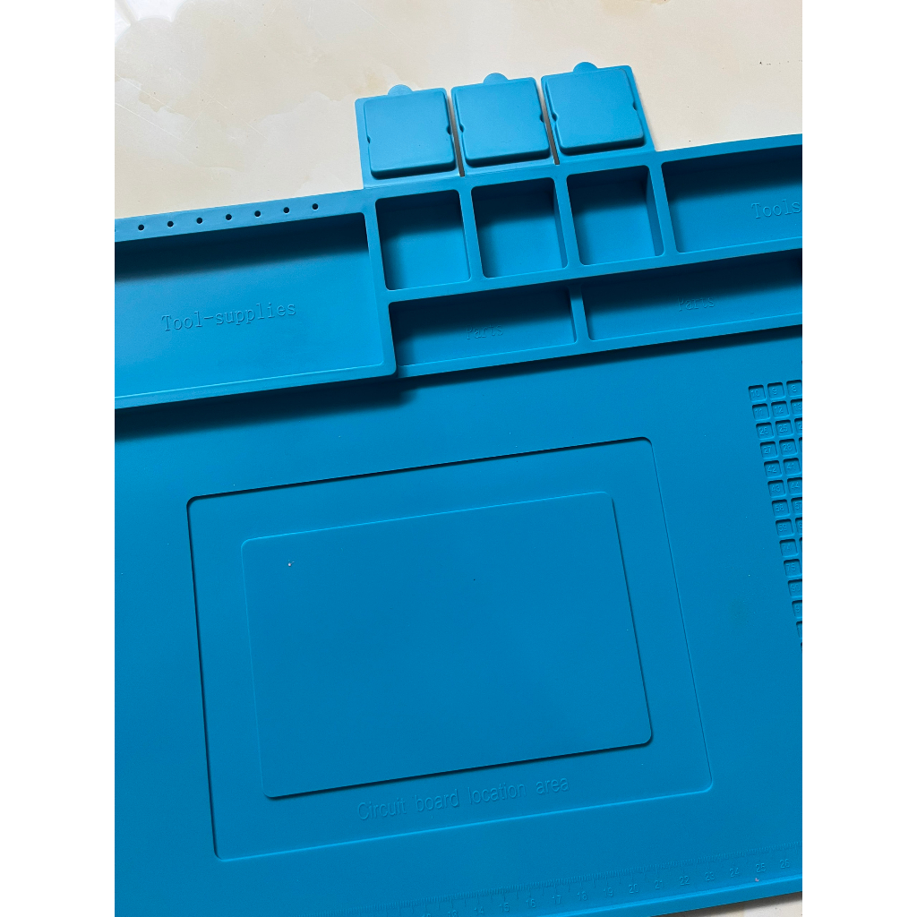 Tấm Lót Dụng Cụ Sửa Chữa Điện Thoại, Đồng Hồ - Thảm Silicon Lót Bàn Sửa Linh Kiện Điện Tử