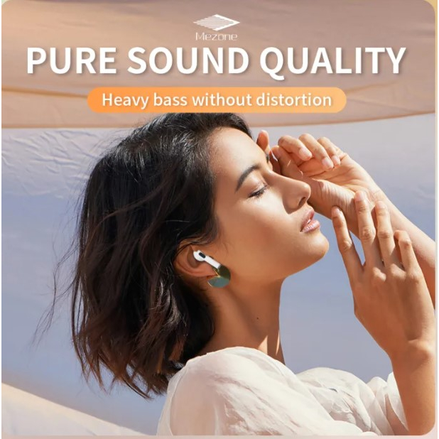 💥GIÁ SOCK💥 TWS tai nghe gắn tai không dây Mezone tai nghe bluetooth Mezone