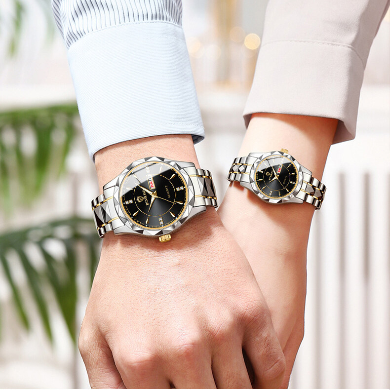 Đồng Hồ Thời Trang Nam BINBOND Chống Nước Bằng Thép Không Gỉ Sang Trọng