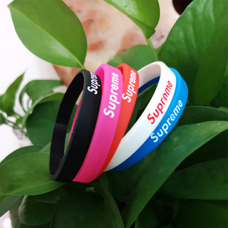Vòng Tay Silicone In Hình Superme