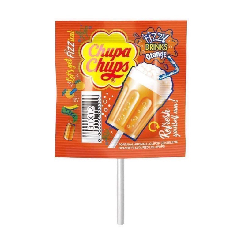 Chupa Chups Fizzy drinks 18 lollipops