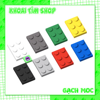 Combo 10 part dẹt 2x3 - phụ kiện gạch moc tương thích 3021