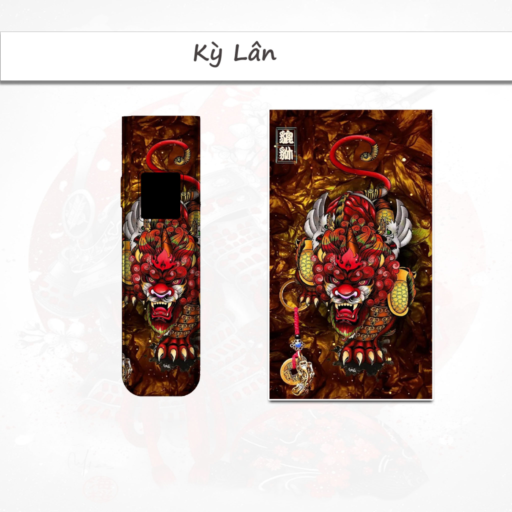 Miếng dán skin Kỳ lân Phủ Kim Tuyến - Strawberry Bear dành cho X-lim Pro, X-lim V2, Riil, Favo...