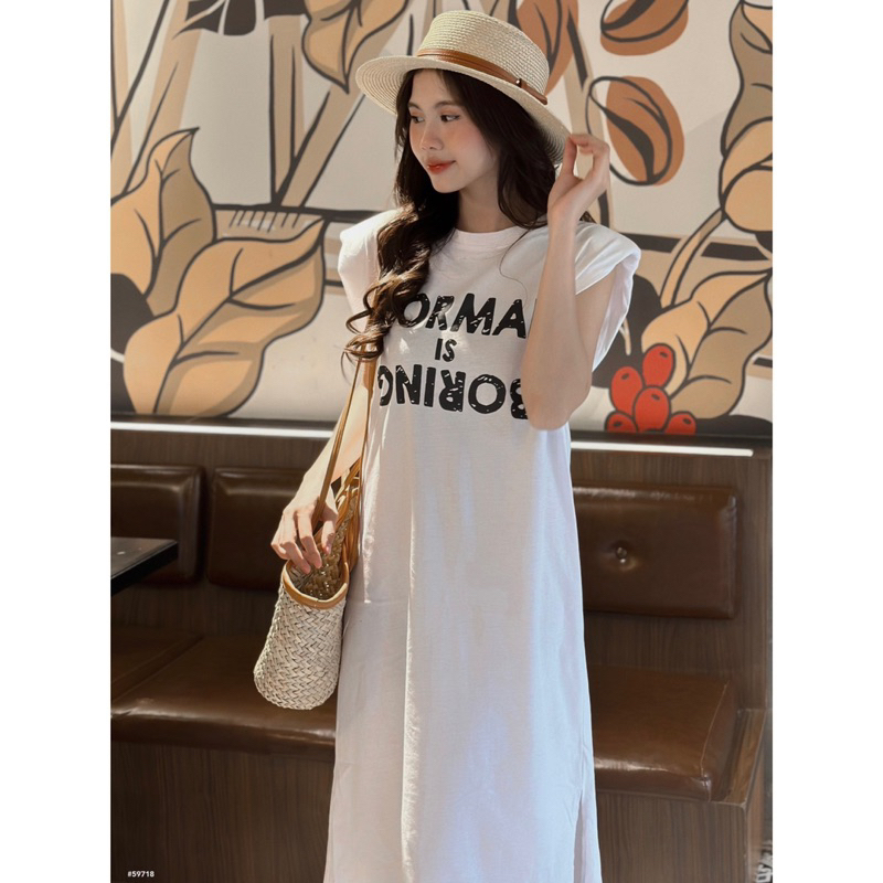 Đầm thun - 562 - sát vai - NORMAL IS