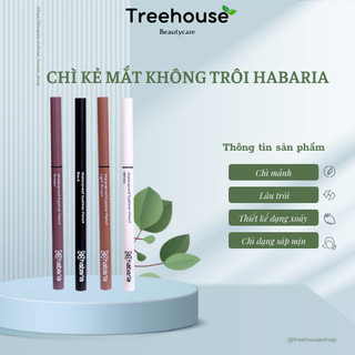 Chì kẻ mắt không trôi habaria waterproof eyeliner pencil tree house shopppp