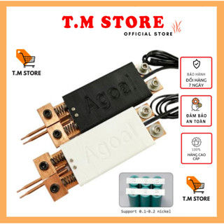 Tay hàn cân lực bằng đồng đỏ cho máy hàn cell pin 18650 có công tắc hành trình