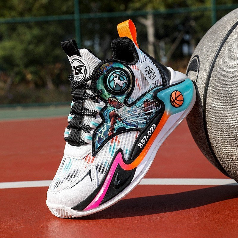 Giày thể thao mã YY253 cầu thủ bóng Rổ Hot 2023 Quảng Châu cao cấp cho bé trai bé gái từ 3 tuổi đến 15 tuổi