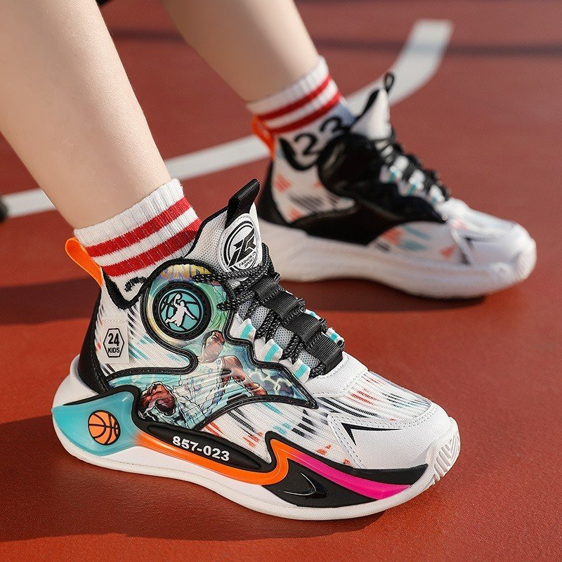 Giày thể thao mã YY253 cầu thủ bóng Rổ Hot 2023 Quảng Châu cao cấp cho bé trai bé gái từ 3 tuổi đến 15 tuổi