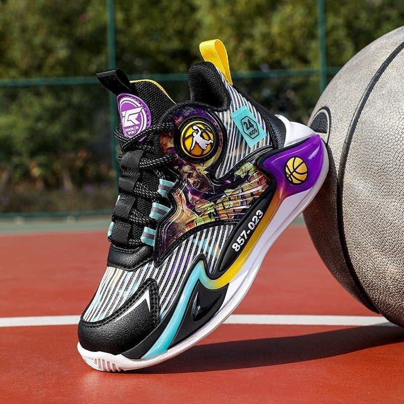 Giày thể thao mã YY253 cầu thủ bóng Rổ Hot 2023 Quảng Châu cao cấp cho bé trai bé gái từ 3 tuổi đến 15 tuổi