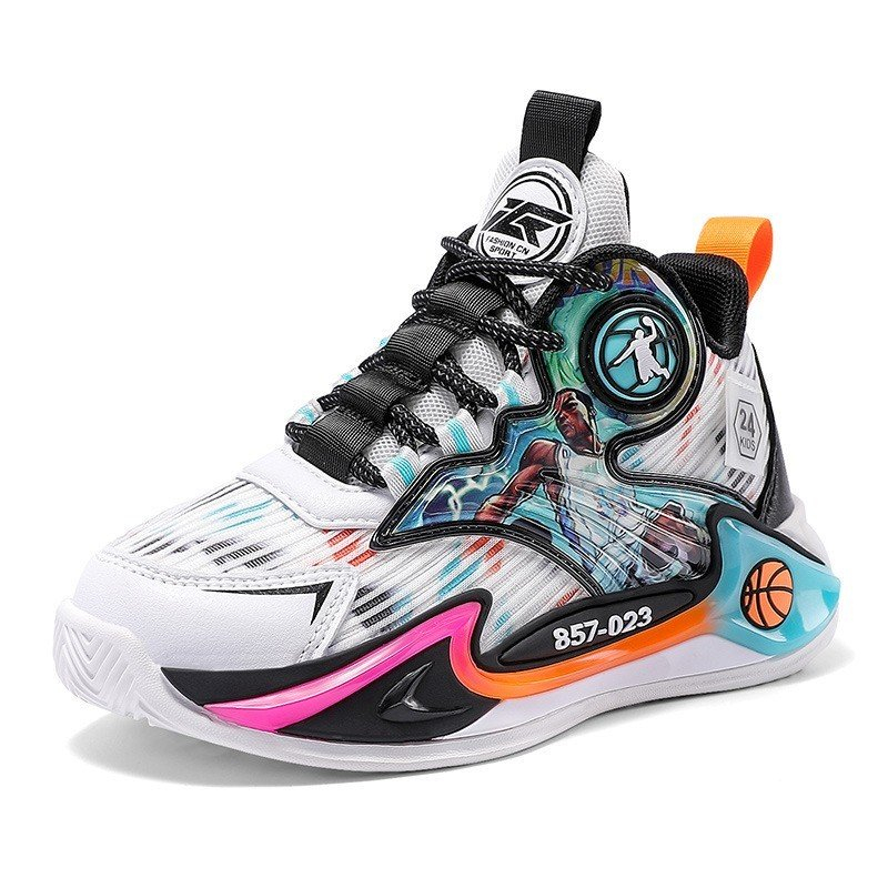 Giày thể thao mã YY253 cầu thủ bóng Rổ Hot 2023 Quảng Châu cao cấp cho bé trai bé gái từ 3 tuổi đến 15 tuổi