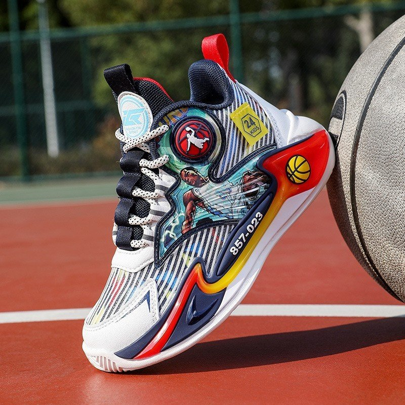 Giày thể thao mã YY253 cầu thủ bóng Rổ Hot 2023 Quảng Châu cao cấp cho bé trai bé gái từ 3 tuổi đến 15 tuổi