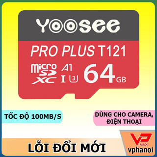 Thẻ nhớ Micro SD Kingston 32Gb -100Mb/s / Thẻ nhớ Yoosee Pro Plus 32Gb 64Gb U3 - 100Mb/s siêu tốc độ