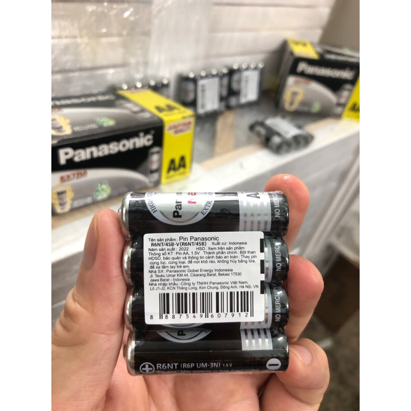 FREESHIP - 1 Hộp 40 viên Pin AA 1,5V Panasonic R6NT/4SB - Hàng chính hãng