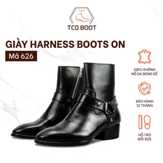 Giày da nam Harness Boot  đai sích mã 868