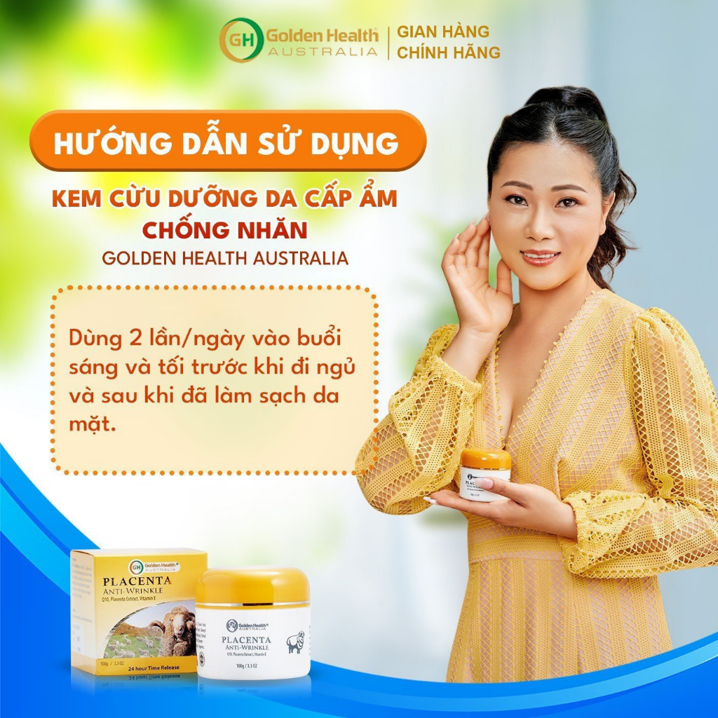 Kem cừu chống nhăn vitamin E 100g - Vitamin E 100g Golden Health Australia