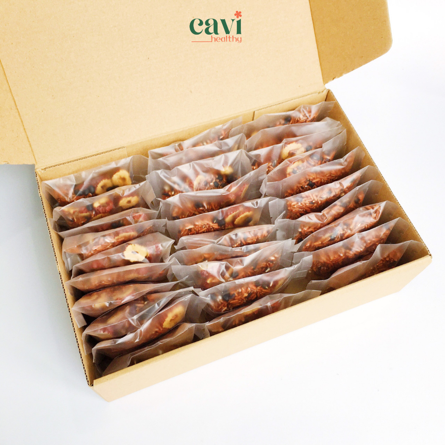 Trà Gạo Lứt Đậu Đen Táo Đỏ Hỗ Trợ Giảm Cân, Đẹp Da, Hỗ trợ Ngủ Ngon Túi 30 gram