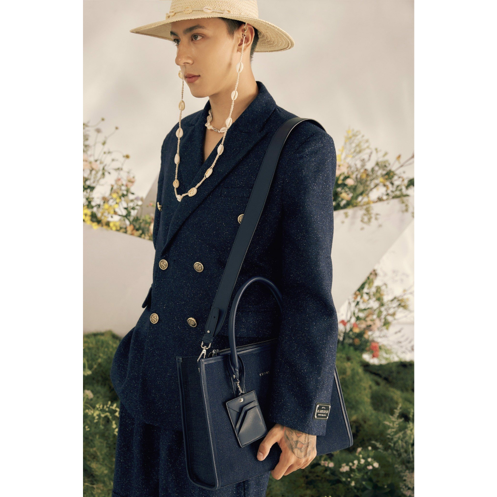 BLANKESPACE Áo Blazer BLACKSAND Blazer Vải Dạ Cát Thời Trang Nam Nữ Unisex