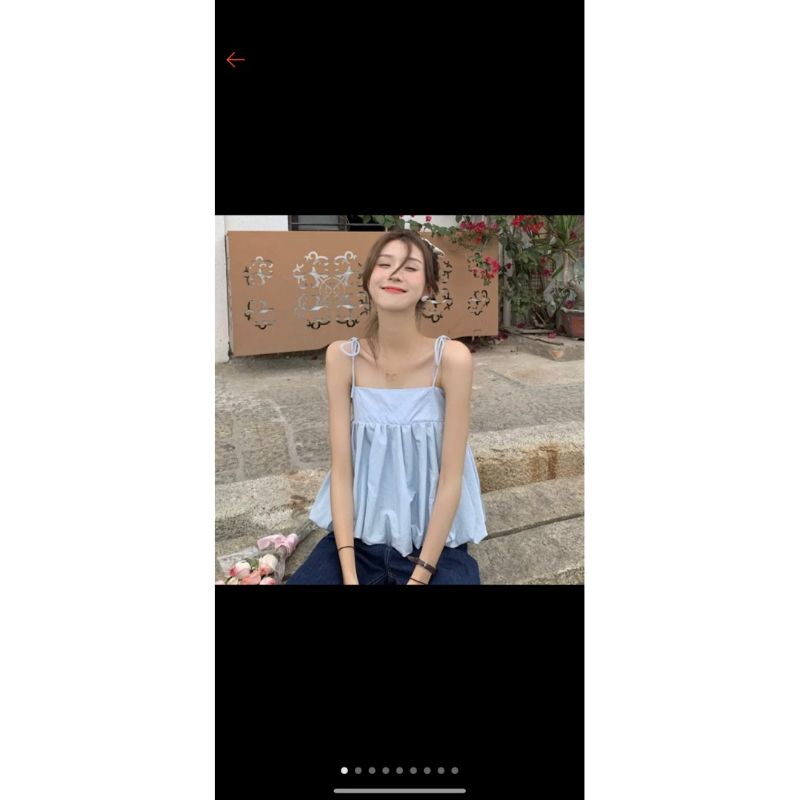 Áo hai dây babydoll