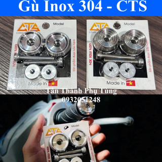 Gù inox 304 cts: gù dẹp, gù trung xoắn