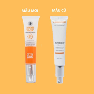[Chính hãng]Kem chống nắng phổ rộng trắng da spf 50+ pa +++ detoxblanc 30ml