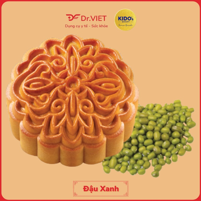 Bánh trung thu Kido's Bakery Loại bánh nướng 120g nhiều hương vị