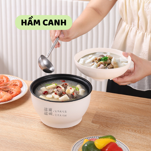 Bát Điện Đa Năng, Ca Nấu Mì Nắp Dạng Bát Đựng Siêu Hot, Công Suất 3500W Có Bảo Hành